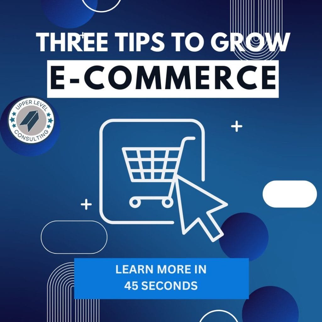 Three Tips To Grow E-Commerce