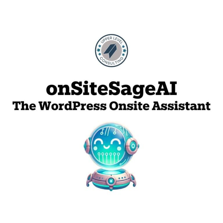 New WordPress AI Onsite Assistant: onSiteSageAI